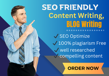 I will Write 1000+ Words SEO Article Writing, BLOG post Writing ,CopyWriting