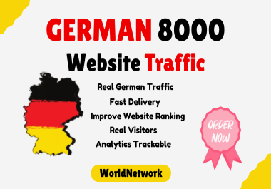 Get 8000 Real Germany Website Traffic Visitors to your Website