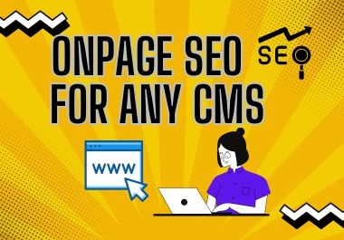 I will do On-page SEO for any CMS like WordPress, Squarespace, Wix, Webflow