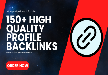 150 plus High-Authority web 2.0 Profile Backlinks