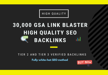 30000 GSA Link Blaster High Quality SEO Backlinks