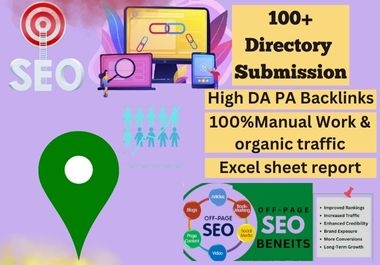 100 Directory Submission Do follow High DA PA