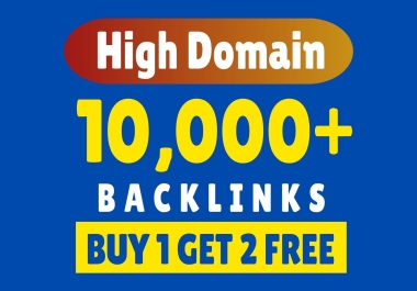 10000+ SEO Backlinks Contextual Web 2.0 Backlinks Dofollow - High DA50
