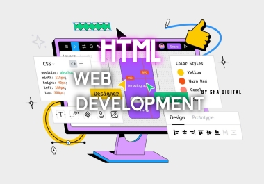Expert HTML,  CSS,  and JavaScript Developer for Custom Responsive Websites