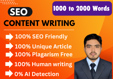 10 X SEO Content Writing 1000 to 2000 Words 100 Unique & Plagiarism-Free