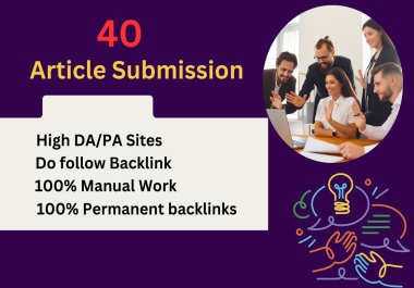 I will Create 40 SEO Article and Content Writing on any topic