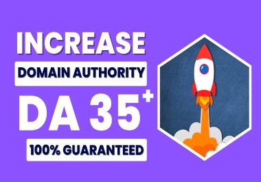 Increase Domain Authority Moz DA 30 plus with high quality seo backlinks