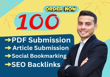 100 High Authority PDF Sharing Directory,  SEO Backlinks for rank your website