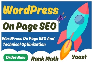 I will do the best On Page SEO For Wordpress Website