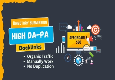 manually 100 directory backlinks for local directories