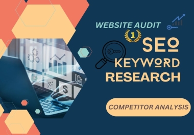 I will do keyword reseach and ensure professional site audit report and analyze competitor sites.