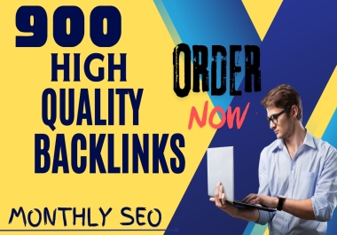 I will provide 900 Monthly Seo sercvice