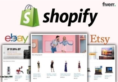 setup shopify store,  shopify marketing,  etsy promotion,  ebay marketing,  boost online store sales
