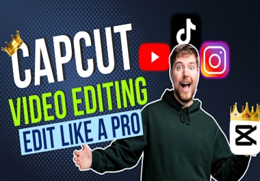 I will do professional Capcut video editing