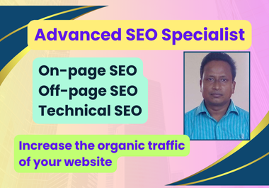 I will do Complete Advanced On-page, Off-page and Technical SEO on Wordpress,Shopify and Wix Website