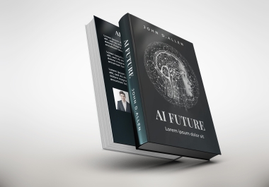I will design minimal book cover with 3D mockup free