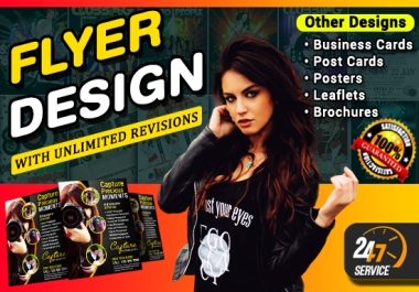 I will design a professional and eye-catching flyer