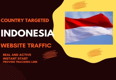 Drive Real 50,  000 Indonesia Website Traffic From Social Media For 10 Days