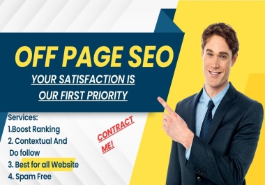 I will provide monthly off page seo service by high quality backlinks