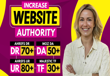 increase domain rating ahrefs DR domain authority moz da majestic tf
