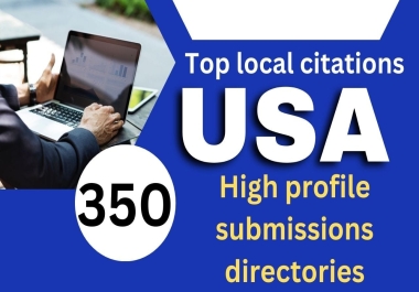 I Will provide top 350 USA local citation