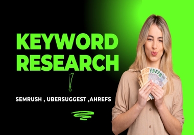 I will do Profitable,  High search volume & low competitive keyword research for your website