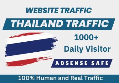 Thailand web visitors real targeted organic web traffic from google or social media