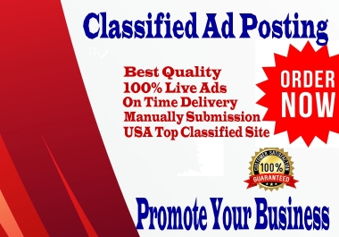 I Will Create 100 Classified Ads Posting Service - Boost Your Visibility & Sales!