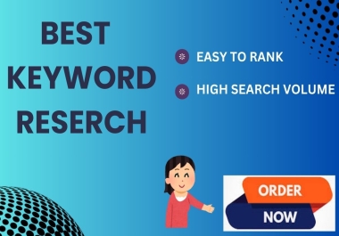 I will provide SEO keyword research