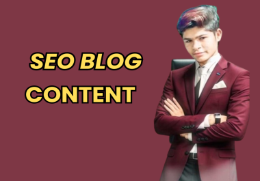I can write high quality unique SEO blog posts and articles for you