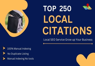 Top 250 Local SEO Citations for Google Business Maps Listings in Any Country