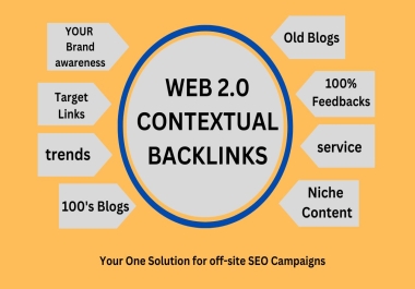 Manual Web 2.0 Backlinks with High DA, Dofollow Backlinks for Google Ranking