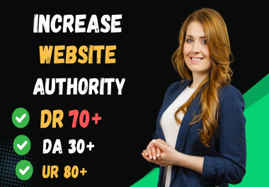 I will increase domain rating ahrefs DR domain authority moz da url rating ur