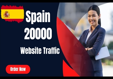 I Will Do Perfect Website Traffic For Spain