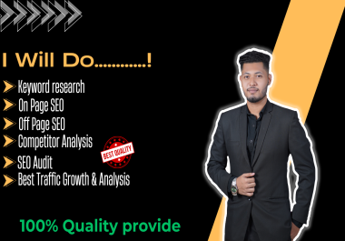 I will do best SEO keyword research and competitor analysis for website high rankings