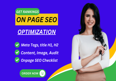 I'll professionally optimize your website with on-page SEO services.