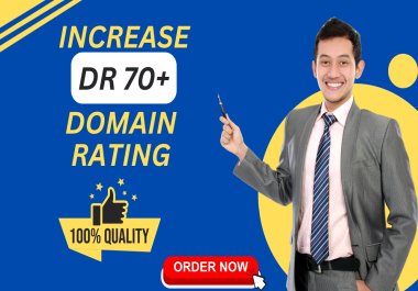 I can increase your website Ahrefs rating upto 70+ safely and reliable