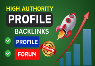 I will create 300 high authority SEO dofollow Profile backlinks