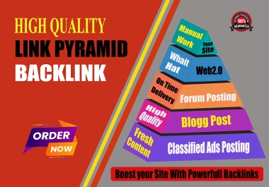 I Will Build 250 Powerful Link Pyramid to Boost Your SEO Rankings