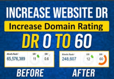 Elevate your domain rating to DR 70+ with permanent,  high-quality backlinks