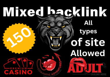 Mixed 150 manual handmade SEO backlink in high DA PA sites for website boosting