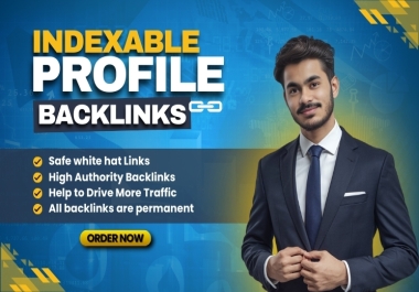 I will do 200+ High DA indexable SEO Profile Backlinks