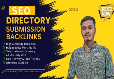 I Will Do 70 High Authority Manually Directory SubmissionSEO