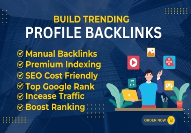 I Will Build 80 Manual High Authority Profile Backlinks to Rank Faster on Google 