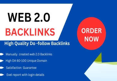 I will web 2.0 backlinks high quality Do-Follow