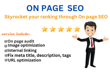 I will do perfect On-page SEO for your website.