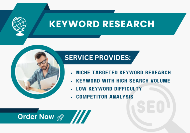 Improve your ranking on SERPs with professional keyword research and competitor analysis.