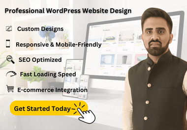 Expert WordPress Website Building Custom Designs,  SEO Optimized,  Fast Delivery