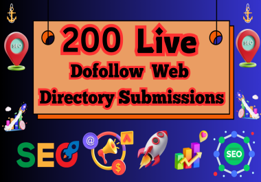 200 Live Dofollow Web Directory Submissions For SEO Backlinks