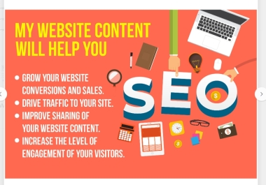 I will do persuasive copywriting and write SEO website content